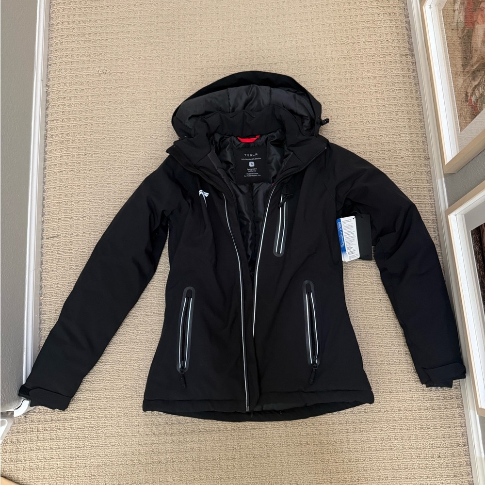 Tesla Women's Dark Ski Jacket with Hood